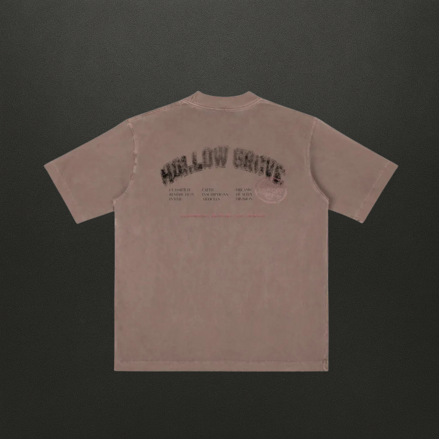 HG: Black & Rose Gold Classified Tee (3 colors)