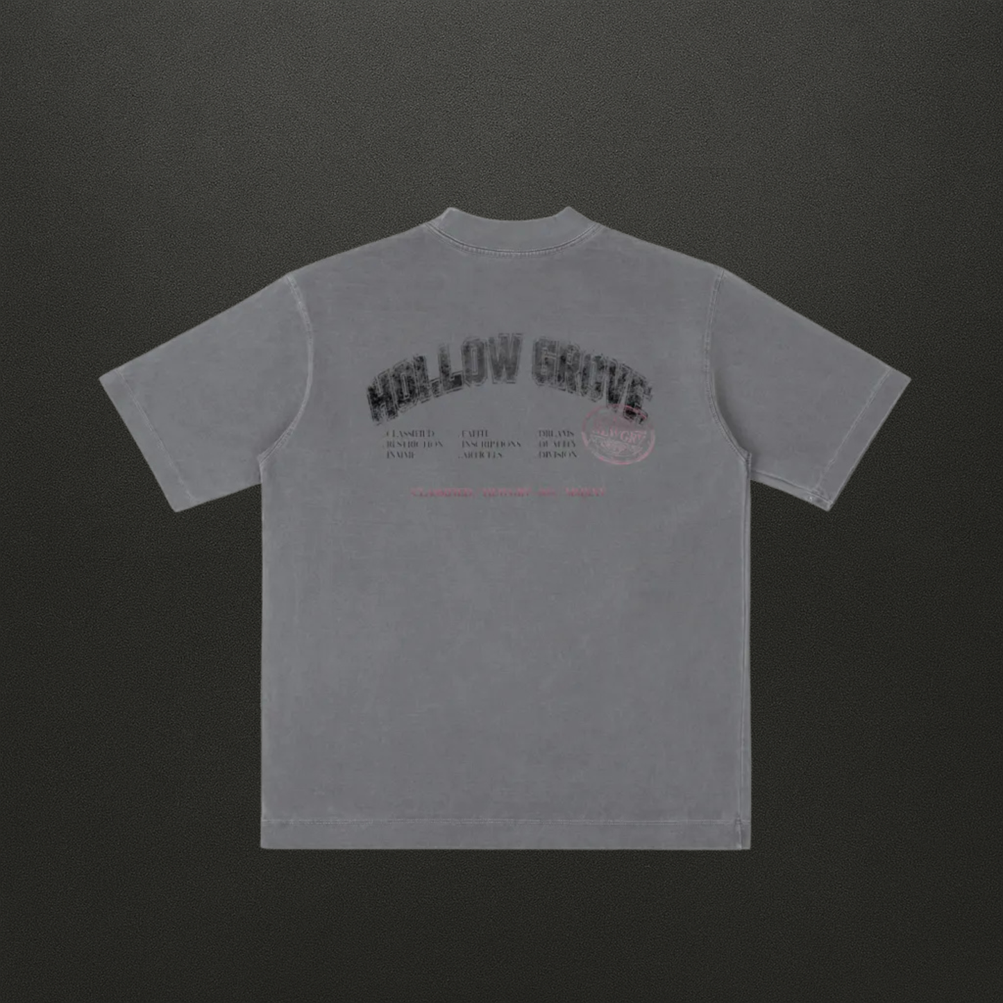 HG: Black & Rose Gold Classified Tee (3 colors)